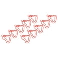 thumbnail image 4 of 100Pcs Paper Clip, Foot Shaped Stainless Steel Anti Slip Paperclips For Bookmark Office Document, 4 of 8