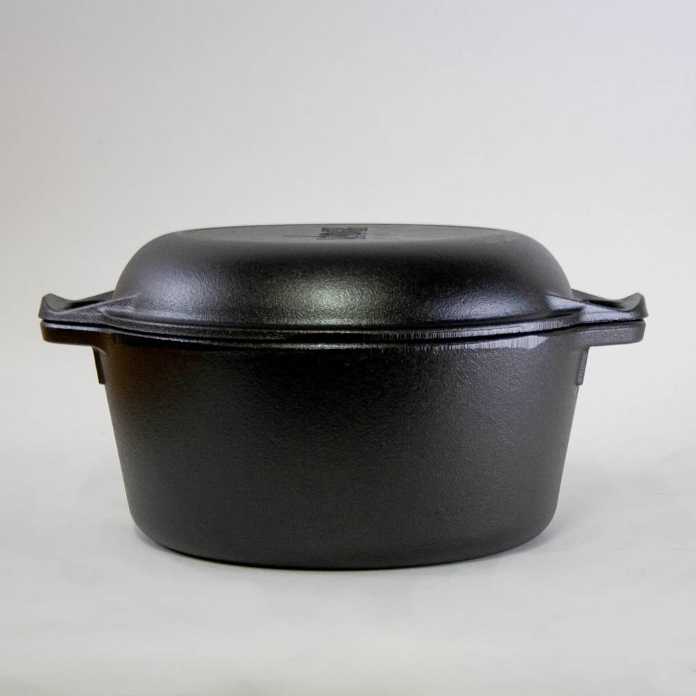  Lodge Cast Iron Double Dutch Oven - 5 Quart 165229