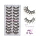 thumbnail image 1 of Pestañas Postizas Aspecto Natural 10 Pares de Pestañas Adhesivas Reutilizables,A02, 1 of 4