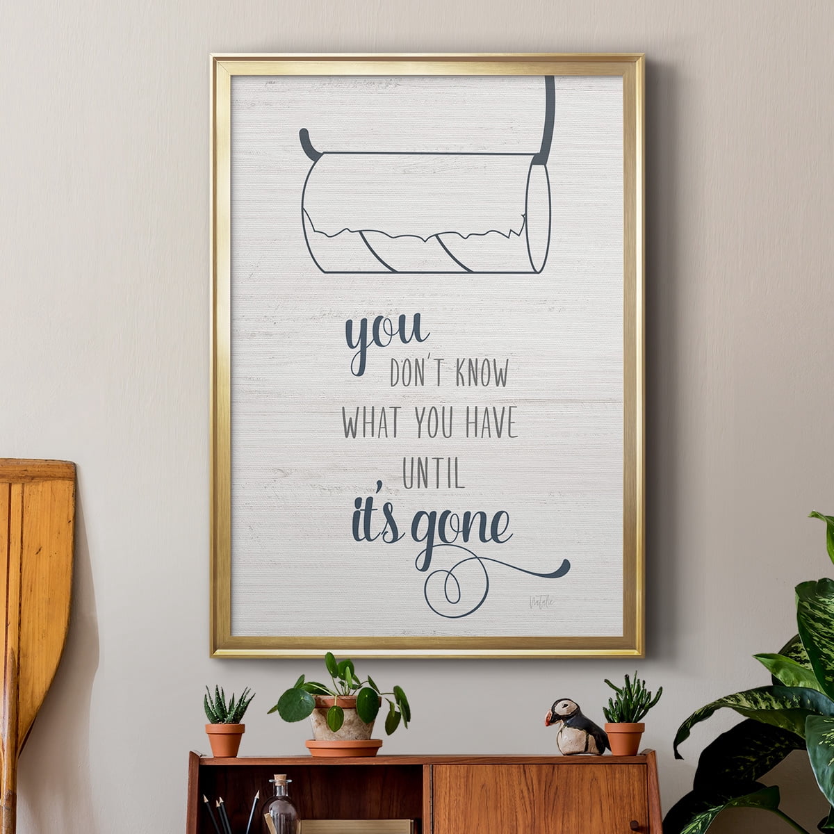 Until It's Gone Premium Framed Print - Ready to Hang