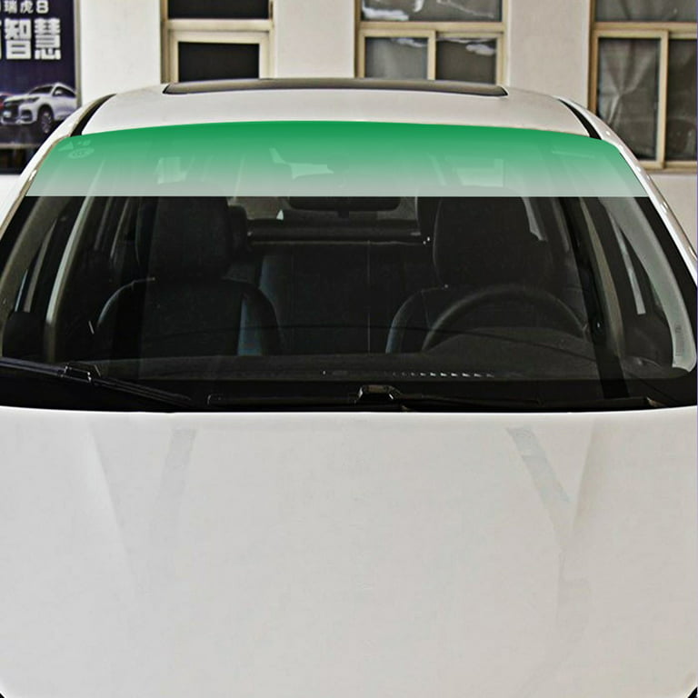 Front windscreen laminated with rain sensor, green with gradient grey sun  visor band T5 4/2003-11/2009