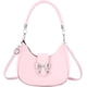thumbnail image 1 of wefenad Bolso de mano para mujer, estilo bandolera, con lazo en color liso y dulce debajo del brazo l5, 1 of 1