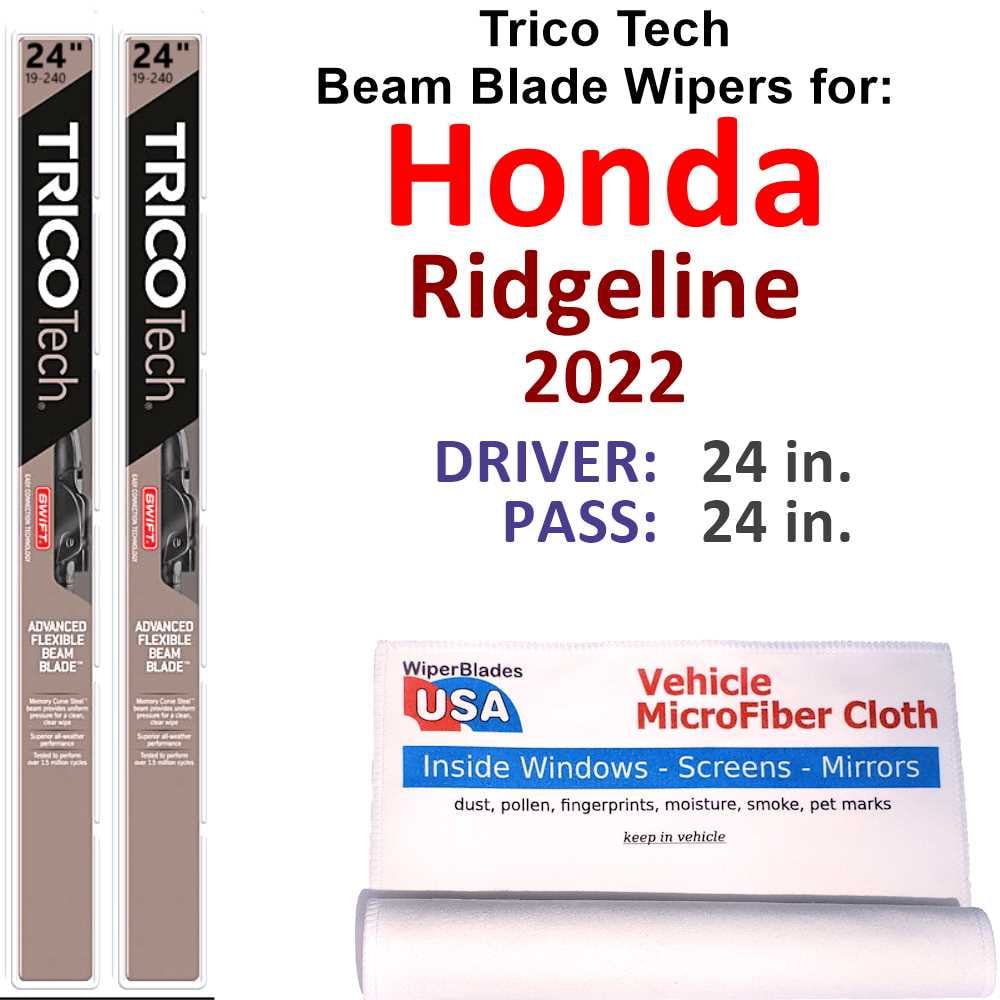 2022 Honda Ridgeline Beam Blade Wipers (Set of 2)