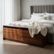 thumbnail image 3 of Baúl de Almacenamiento Banca Pie de Cama, Banco Organizador para Recámara, Mueble Multifuncional para Dormitorio., 3 of 5