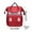Red, variant on Linnome Diaper Bag Simple Cat Style Mummy Bag Multifunctional Backpack Outdoor Travel Leisure Backpack Diaperbag
