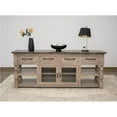 thumbnail image 2 of Aria Solid Wood TV Stand - 78.75", 2 of 3