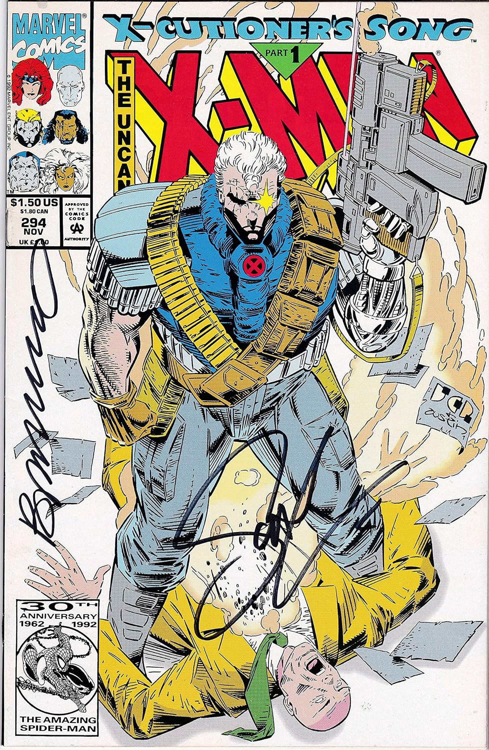 Uncanny X-Men #294 Signed by Brandon Peterson and Scott Lobdell