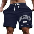 thumbnail image 1 of Men's Casual Shorts For Everyday Relaxation And Street Style With Letter Print Wardrobe, 1 of 4
