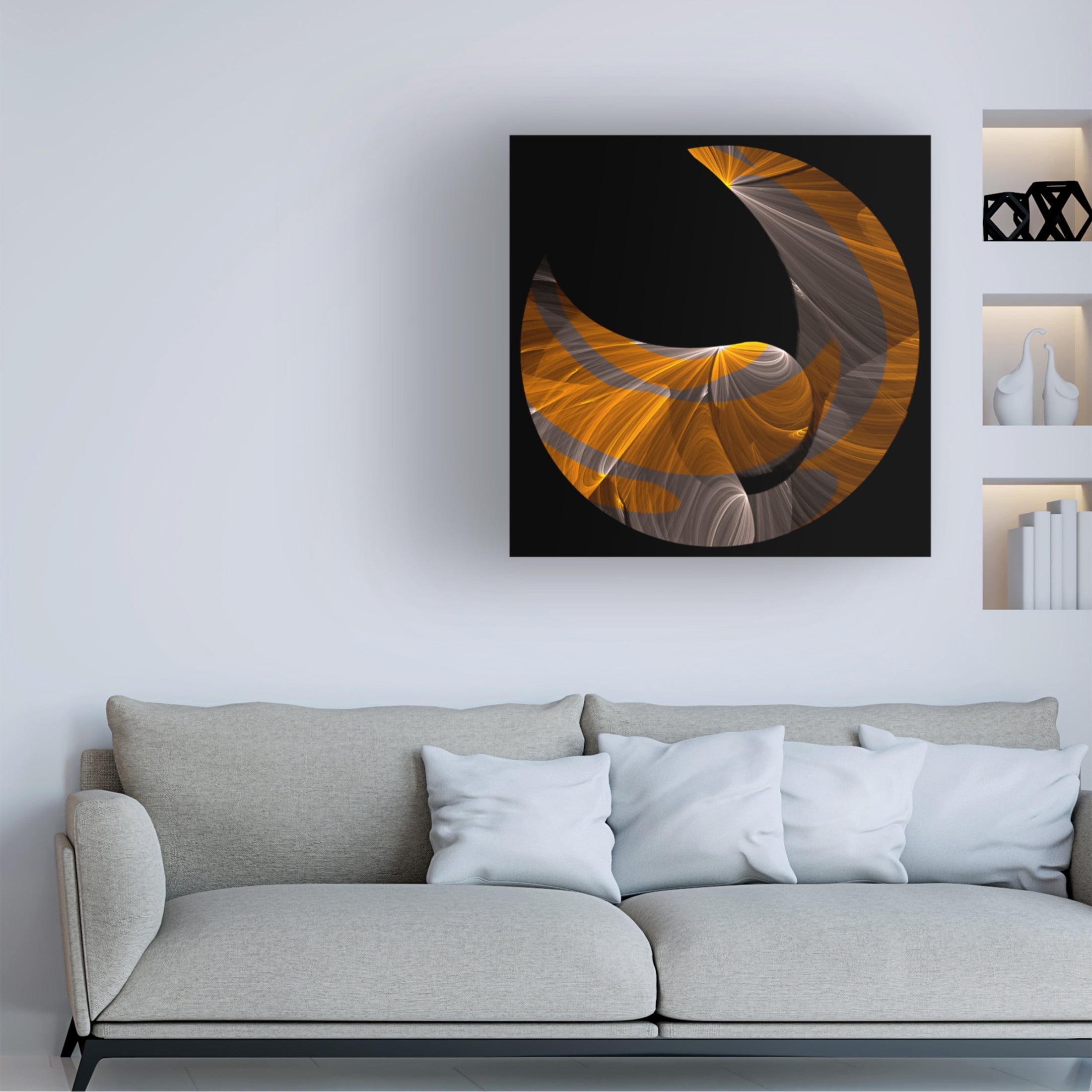 Trademark Fine Art Mystic Number Lunar Cradle Canvas Wall Art