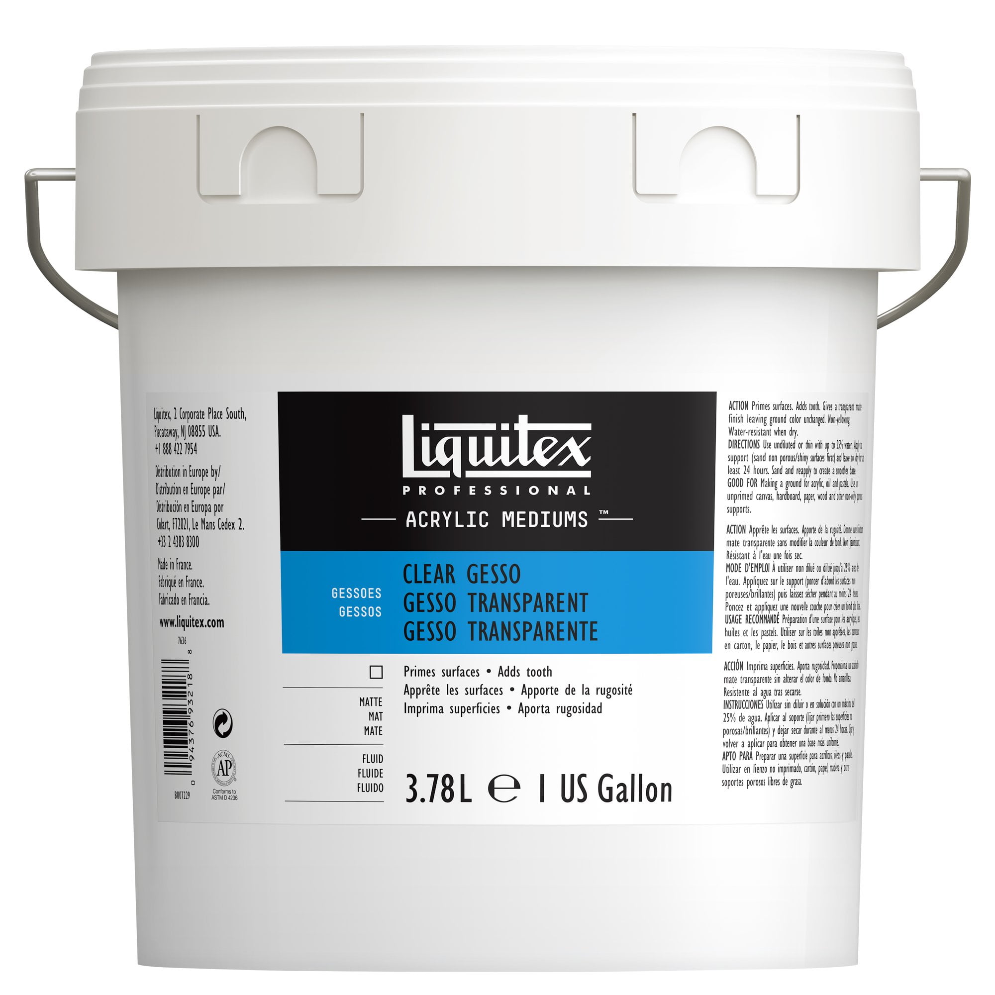 Liquitex Acrylic Clear Gesso, 1 Gallon