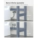 thumbnail image 5 of SONGMICS Mueble para Inodoro, Estante sobre Inodoro, Estantería de 3 Niveles con Estante Ajustable, Gris BTS001G01V1, 5 of 5