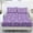 Easter Bunny Chick Carrot Purple, variant on COEQINE Twin Size 3 Piece Sheet Set, Stay in Place Fade Stain Resistant Cooling Bed Sheets with All Around Elastic Cozy Bedsheet & Pillowcases, Easter Bunny Cream Purple