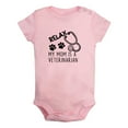 thumbnail image 2 of iDzn Relax My Mom Is a Veterinarian Novelty Rompers For Babies, Newborn Baby Unisex Bodysuits, Infant Jumpsuits, Toddler 0-24 Months Kids One-Piece Oufits, 2 of 5
