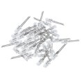 thumbnail image 4 of 5mm Dia Clear Round Head Blue Light Emitting Diodes LED 50 Pcs, 4 of 4
