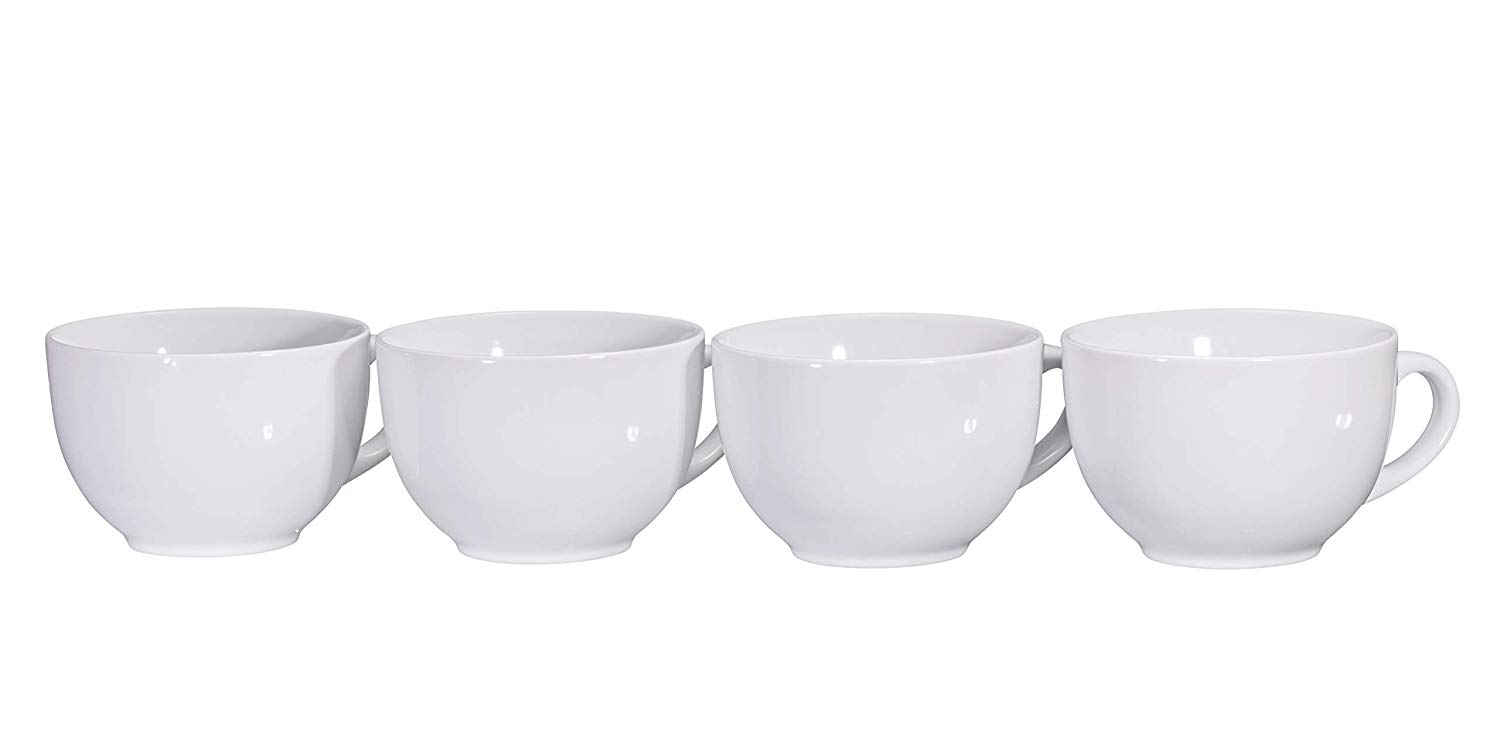 Kitchen & Dining Soup Cereal Bowls Ceramic With Handles Large 24 Ounces Pack Of 2 Cereal Bowls