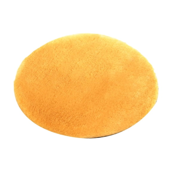 chaungfeng 13Inch Bar Stool Cushions, Round Soft Seat Cushion, Anti Slip Circle Stool Cushions,Detachable Chair Cushion with Elastic Bands, for Office Dining Kitchen Living Room Yellow