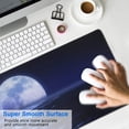 thumbnail image 4 of Unleash Your Gaming Potential: SciFi Space Moon Large Mouse Pad, Extended, Stitched Edges, Anti-Slip Base, Perfect Keyboard Mouse Mat for Gaming & Home Office, 31.5x11.8 Inch, 4 of 7