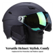 thumbnail image 5 of Abbraccia Casco de esquí transpirable ligero para nieve y ciclismo, 5 of 6