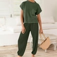thumbnail image 3 of Turilly Clothes Sets for Women 2 Piece Women's Two Piece Outfits Sweater Knit Pullover Tops High Waisted Pants Tracksuit Lounge Set, 3 of 8