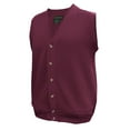 thumbnail image 1 of Monterey Club Men's Classic Cotton Button Down Vest #7235, 1 of 2