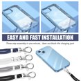 thumbnail image 3 of fastboy 4 Pièces Cas de Téléphone Portable Lanière avec Boucle Lanières Sécurité Réglable Crossbody Sangle Support Portable Corde, 3 of 6