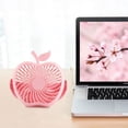 thumbnail image 6 of Kosmosta Apple shaped USB Desk Fan Portable fan with a strong airflow, quiet operation and 180° rotation. Mini fan for home,car,office and bedroom with 37 inch(94cm) power cord, 6 of 8