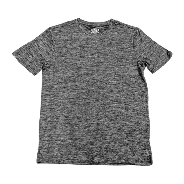 Playera Athletic Works para Caballero Melange Negro Talla CH