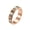 Rose Gold, variant on Women's & Men's Stainless Steel Anxiety Flowers Pattern Rotatable Wedding Band Ring Silver Size 11