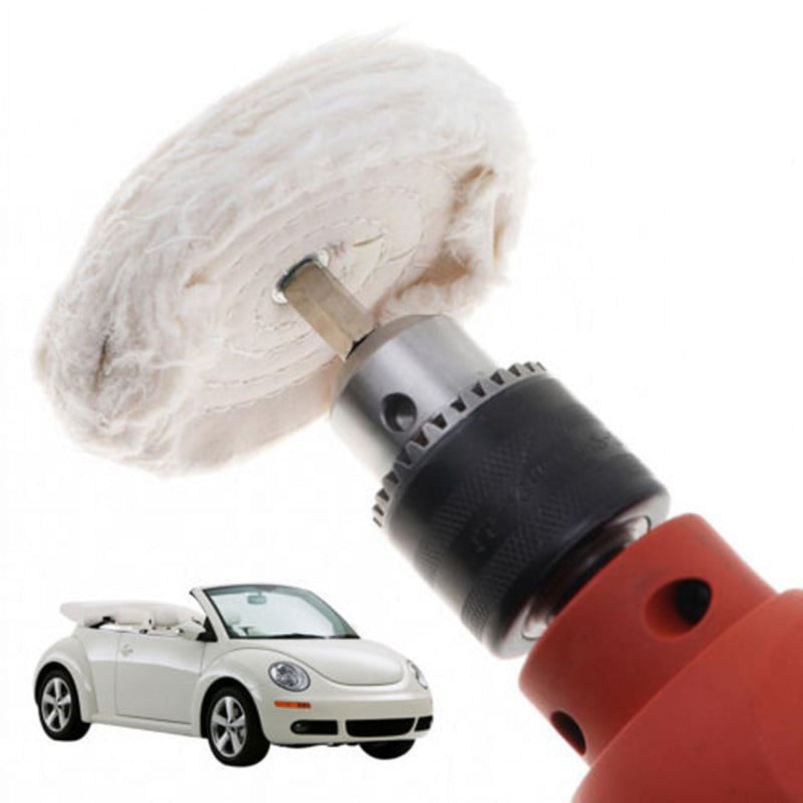 7Pc/Set Buffing Pad Polishing Mop Car Wheel Buffer Polisher Kit Drill Attachment Smile Home