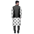thumbnail image 3 of Atasi Ethnic Dupion Silk Mens Kurta Pyajama Set With Nehru Jacket For Mens Wear, 3 of 3