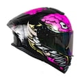 thumbnail image 2 of Casco Abatible Para Moto Kov Brainy Rosa/ Negro Talla M KOV Brainy, 2 of 3