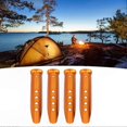 thumbnail image 5 of Aluminum Alloy Tent Stakes for Camping and Outdoor Use, 4-Pack Portable Canopy Nails for Courtyard Adventures, 5 of 5