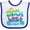 White and Royal, variant on Inktastic Daddy Worlds Best Welder Boys or Girls Baby Bib
