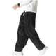 thumbnail image 4 of Pantalones largos de moda para hombre, casuales, de color sólido, de pana, con bolsillos y cuerda elástica, pantalones casuales para hombre., 4 of 4