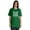 Green, variant on Inkmeso Womens Can't Mask My Joy Of Being Vaccinated Funny Pro-Vaccine Tshirt