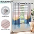 thumbnail image 3 of Yayeee Window Curtains Light Filtering 63"x42" Grommet Panel Pair Home Living Room Decor, Abstract Painting, 3 of 7