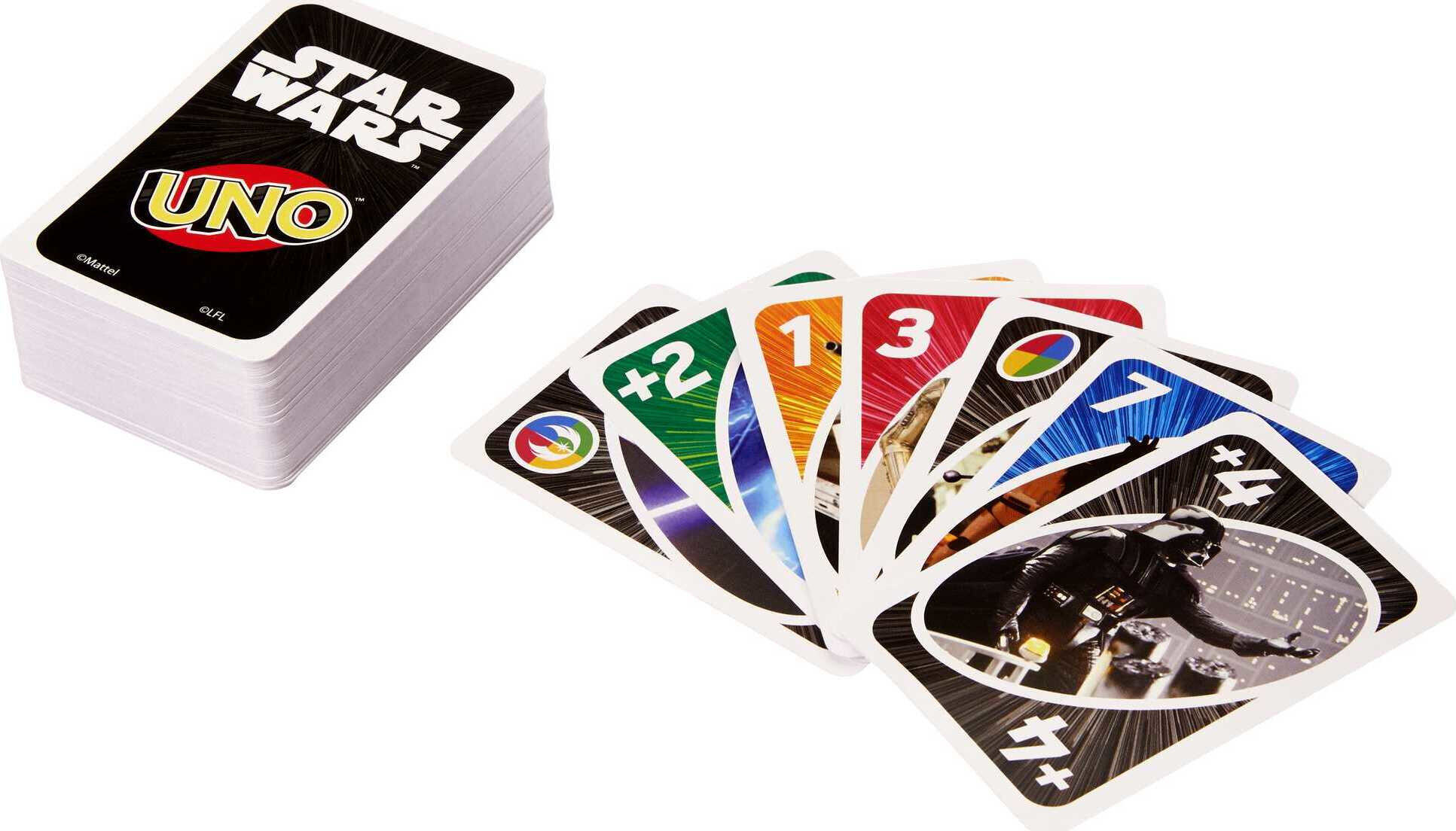 UNO Star Wars Card Game for Kids & Family, 2-10 Players, Ages 7 Years & Older - image 3 of 3