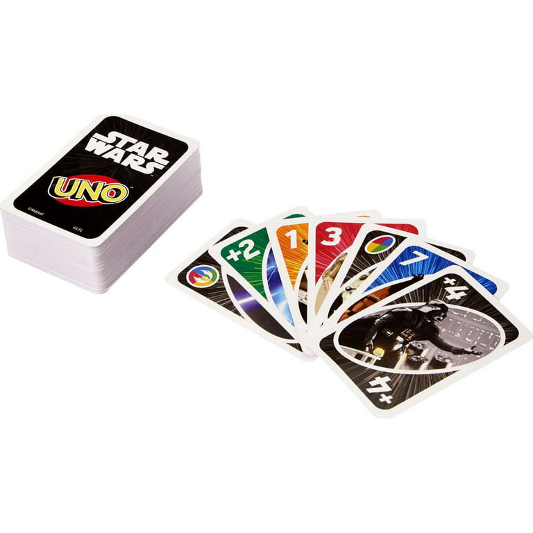 UNO Star Wars Card Game for Kids & Family, 2-10 Players, Ages 7 Years &  Older
