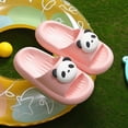 thumbnail image 2 of HCNTES Toddler Kids Unisex Slippers Soft Sole Non-Slip Sandals for Children's Summer Beach Pool Shower Indoor Comfort(L01-Pink,12), 2 of 7