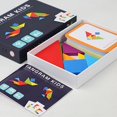thumbnail image 1 of [Halloween] 60-Piece Wooden Jigsaw Puzzle Game - Develops Geometry, Math, Problem-Solving Skills, and Hand-Eye Coordination - Perfect Educational Toy for Kids, Ideal Halloween and Christmas Gift, 1 of 5