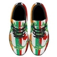 thumbnail image 2 of St Patrick's Day Shamrock Canadian Irish Shoes Sneakers Black Size 5, 2 of 7