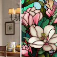 thumbnail image 1 of CHAO 45*100cm123 Etiqueta de la pared de flores coloridas Película de ventana esmerilada Vidriera Película de ventana de bloqueo UV Película de vidrio esmerilado Privacidad Ventana Stick Dec, 1 of 1
