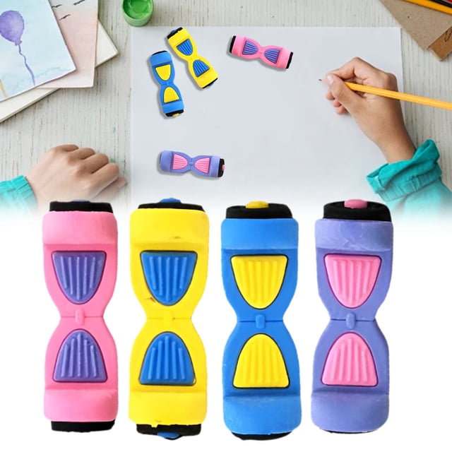 Meiiso 3D Self-Balancing Eraser - Detachable Novelty Pencil Eraser (Random), Large Inventory Clearance Flash Purchase