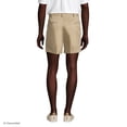 thumbnail image 2 of Lands' End Men's No Iron 6" Comfort Waist Plain Front Chino Short, 2 of 6