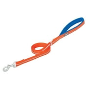 Terrain D.O.G. Reflective Neoprene Lined Dog Leash, Orange, 4-feet L x 3/4-inch W