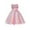 Pink, variant on MAVLLY Flower Girls Sequin Party Dress Rainbow Mesh Tulle Princess Lace Ball Gown Prom
