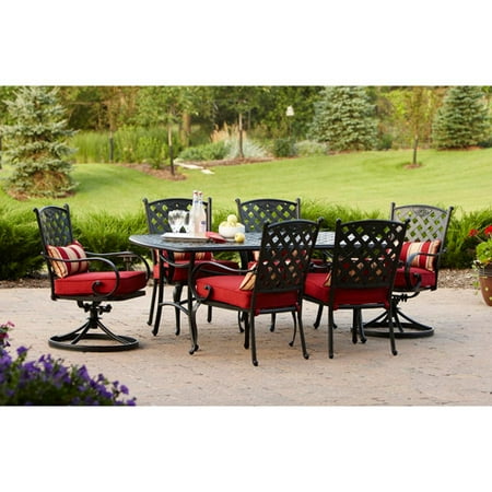 Better Homes and Gardens Fairglen 7-Piece Patio Dining Set, Seats 6