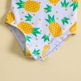 thumbnail image 6 of Mercatoo Summer Toddler Girls Ruffles Swimwear Cartoon Pineapple Prints Beach Swimsuit Bikini Children Bathing Suits Girls, 6 of 7