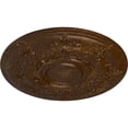thumbnail image 3 of 29 1/4"OD x 2"P Darnay Ceiling Medallion (Fits Canopies up to 7 1/4"), Hand-Painted Root Beer Crackle, 3 of 6