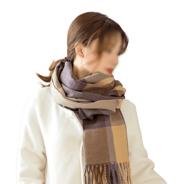 Bufanda de invierno súper suave con tacto de cachemir clásico MFZFUKR CPB-YY168-5